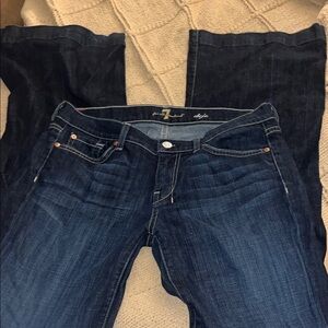 7 For All Mankind Dark Blue Dojo Jeans